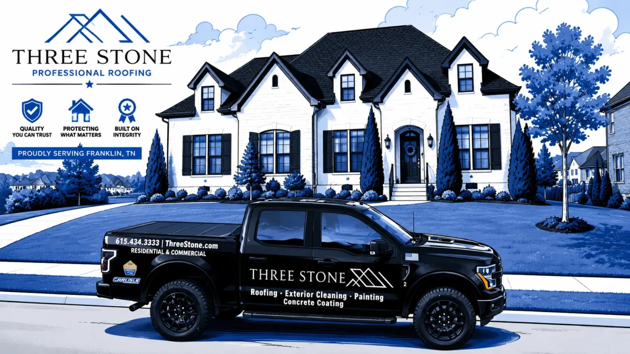three stone professional roofing service